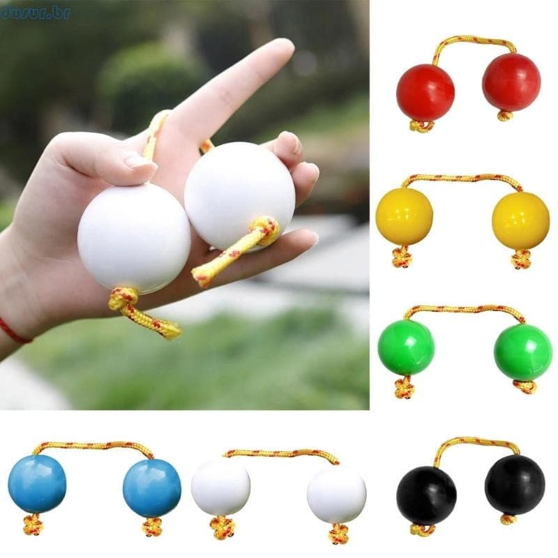 dusur9 Música Egg Shaker Chocalho Asalato Fingertip Drum Balls Set Africano