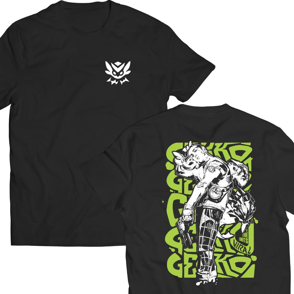 [Camiseta Premium em Algodão Puro]GXG Camiseta Valorant Gekko Iniciador Fuleco T-shirt Fps