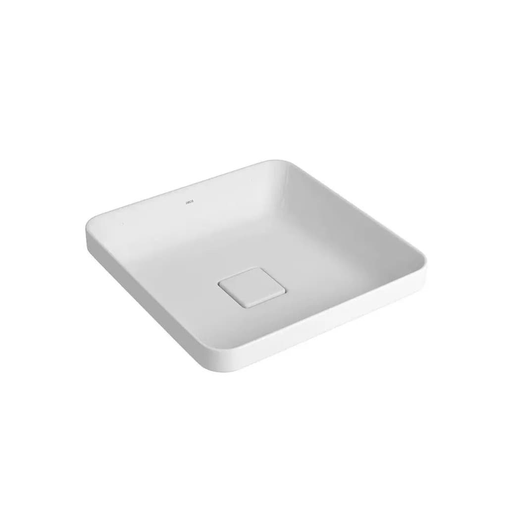 Cuba de Sobrepor para Banheiro Slim Quadrada L21030 Branco - Deca