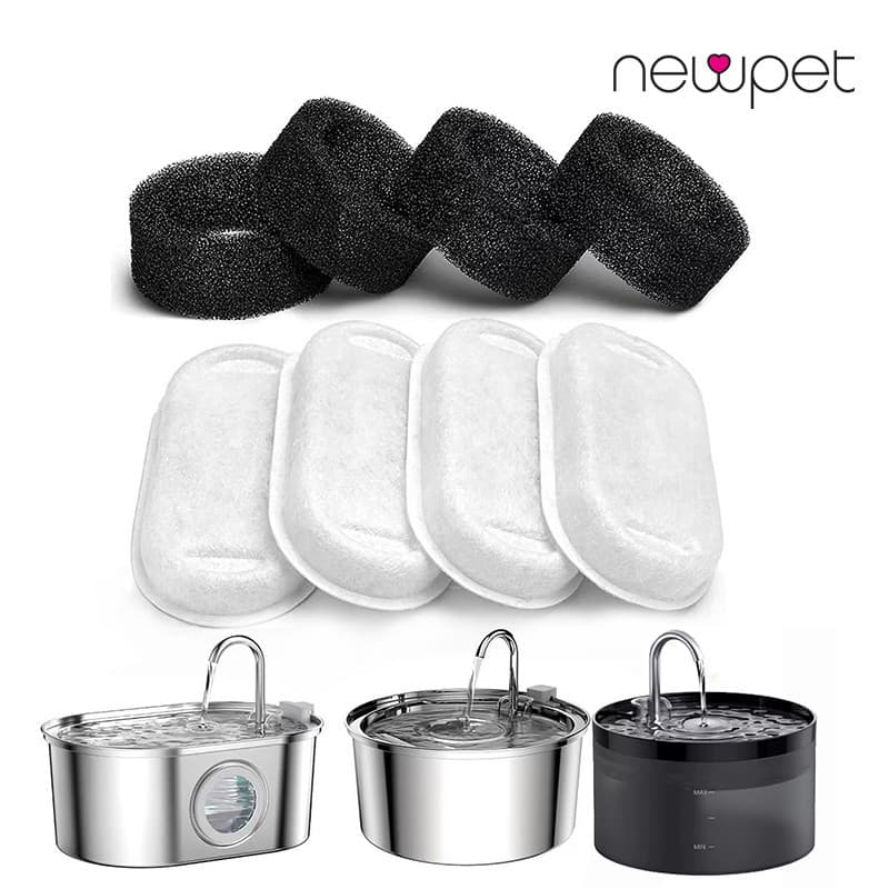 4pcs Filtros De Dispensador De Água Para Gatos E Animais