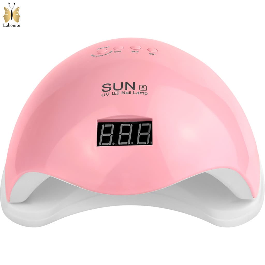 Cabine Sun 5 Led/UV  Digital 48w Bivolt Sun 24 Leds Unhas Gel Acrígel Profissional