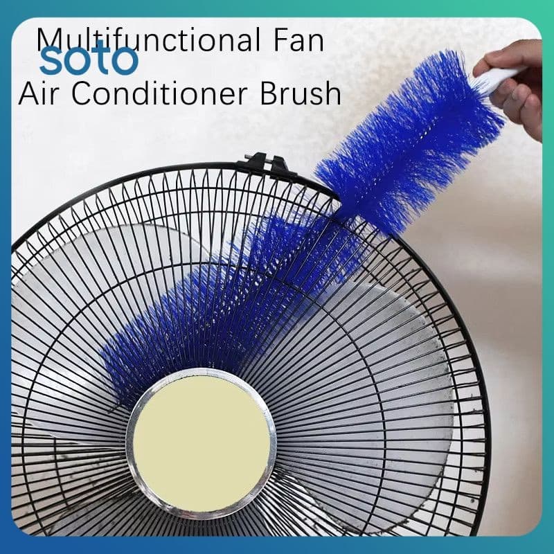 SOTO Escova De Limpeza De Ventilador Escova De Limpeza De Ar Condicionado Para Ventilador Elétrico Máquina De Limpeza Limpador De Costuras Escova De Remoção De Poeira De Ventilador