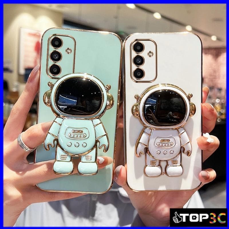 Capinha A16 A15 A14 , Capa De Telefone Com Suporte Para Astronauta Da Nasa Samsung A16/A15/A14/A55/A35/A54 5G YHY