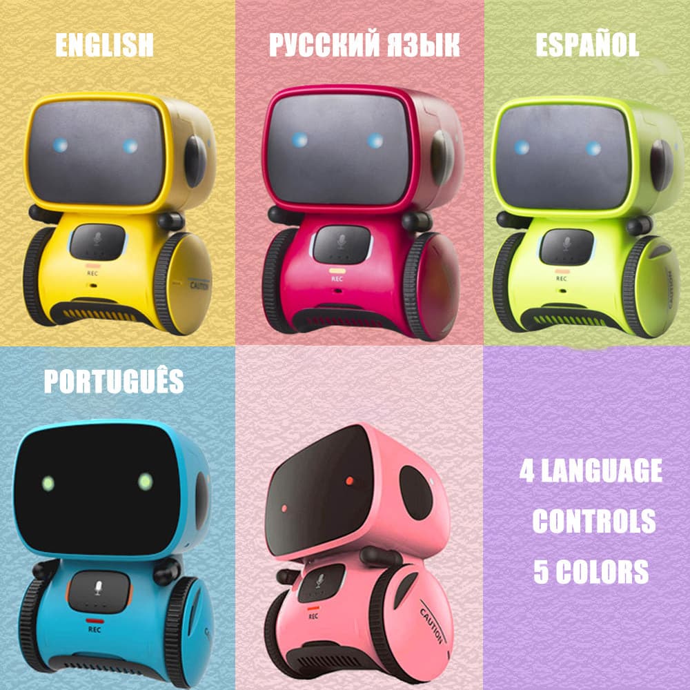 Robô De Controle De Voz Interativo Para Crianças Inteligente iBoa Presentes
