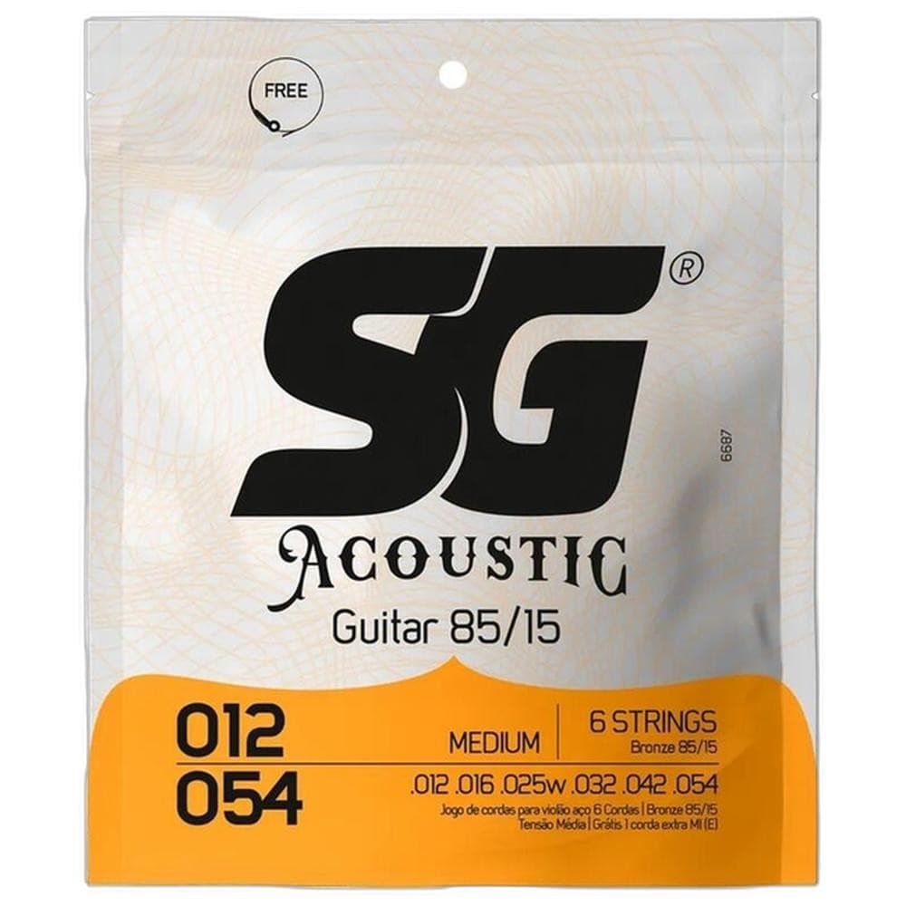 ENCORDOAMENTO SG VIOLAO 012 AÇO BRONZE 85/15
