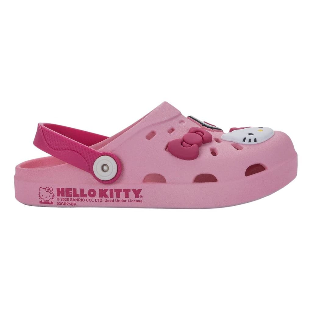 Sandália Infantil Hello Kitty Babuche Menina 23314