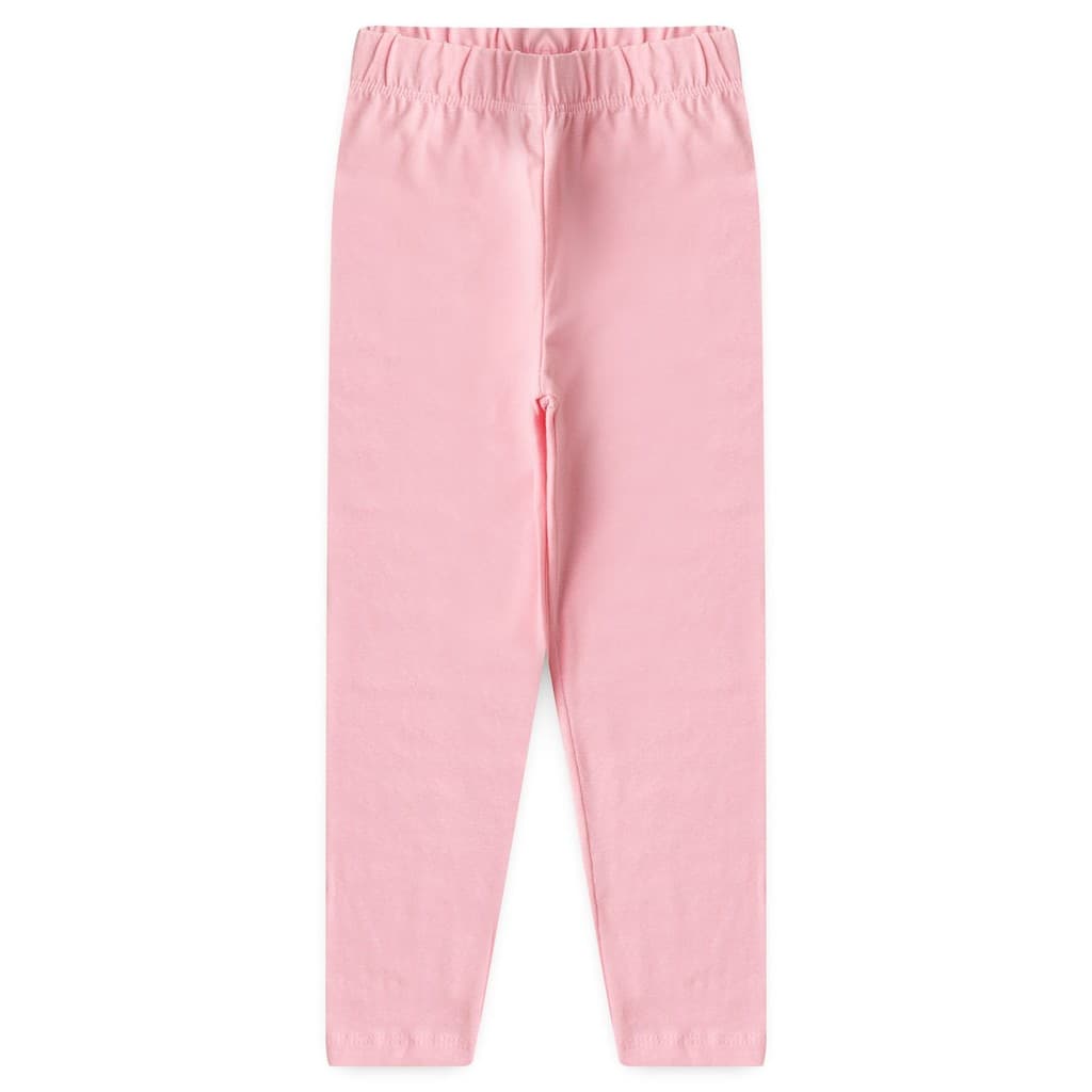 Calça Legging Infantil Feminino Cotton Rosa