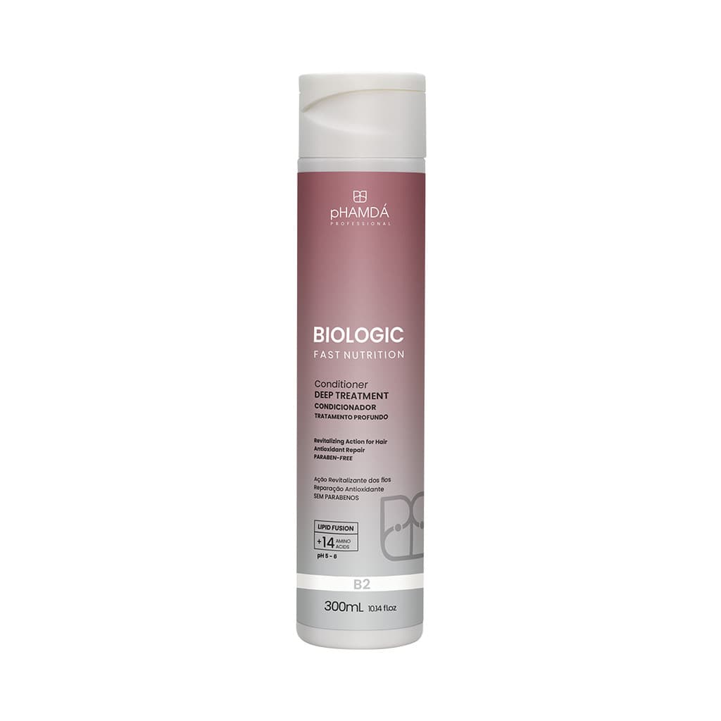 Condicionador Profissional Biologic Fast Nutrition 300ml Tratamento Profundo pHAMDÁ