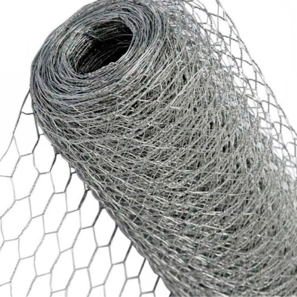 Tela Galvanizada Galinheiro Fio 23 1,50 X 50 Metros  Horta, Jardim, cercado