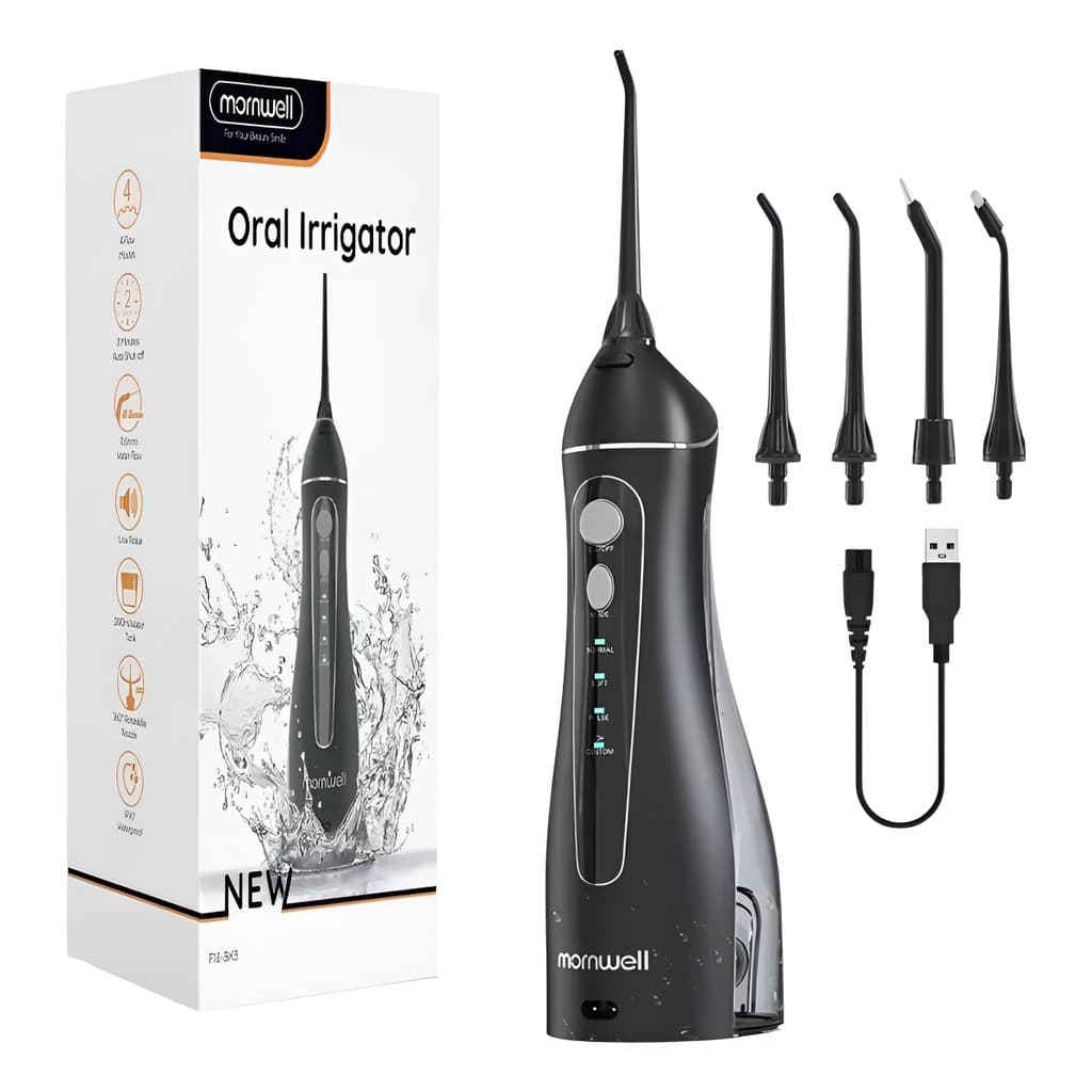 Irrigador Oral Limpeza Bucal Portatil 3 Modos De Uso Premium