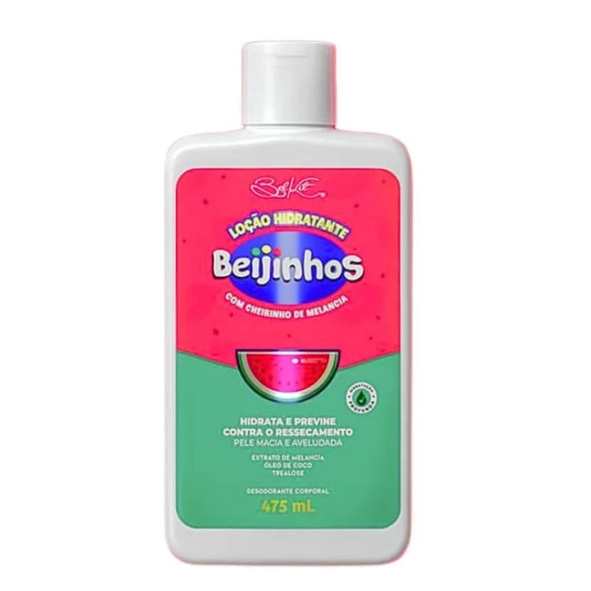 Loção Hidratante Corporal de melancia Beijinhos 475ml Belkit
