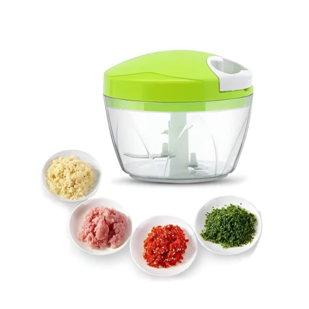 Mini Processador E Triturador De Alimentos Manual 3 Laminas 400ML1UNI