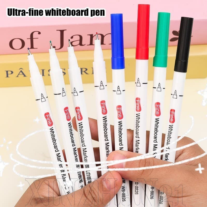Caneta Para Quadro Branco Extremamente Fina-Material Escolar De Escritório-Canetas De Desenho Escrita Permanente-Papelar