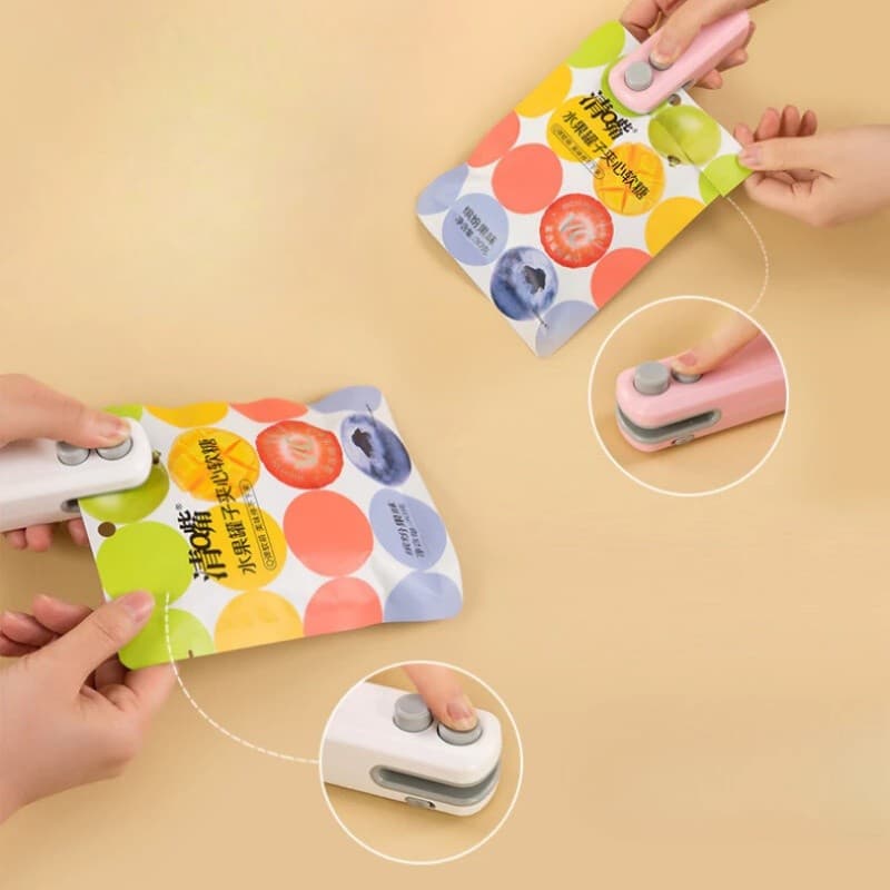 Pequeno laminador para conservar carnes, frutas e vegetais