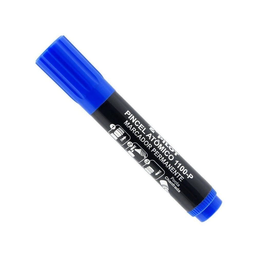Pincel Atômico 1100-P Marcador Permanente Azul Pilot