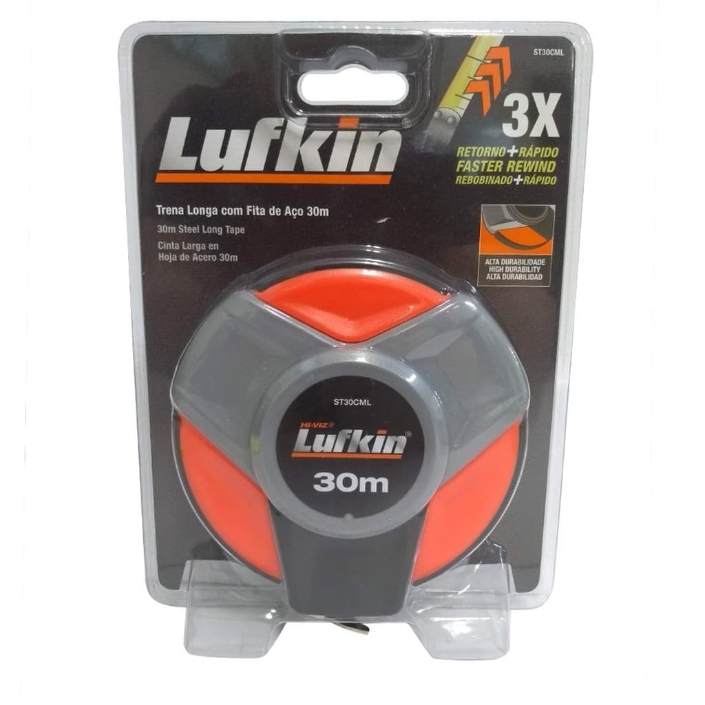 Trena 30mt Fita De Aco Fechada Lufkin St30cml