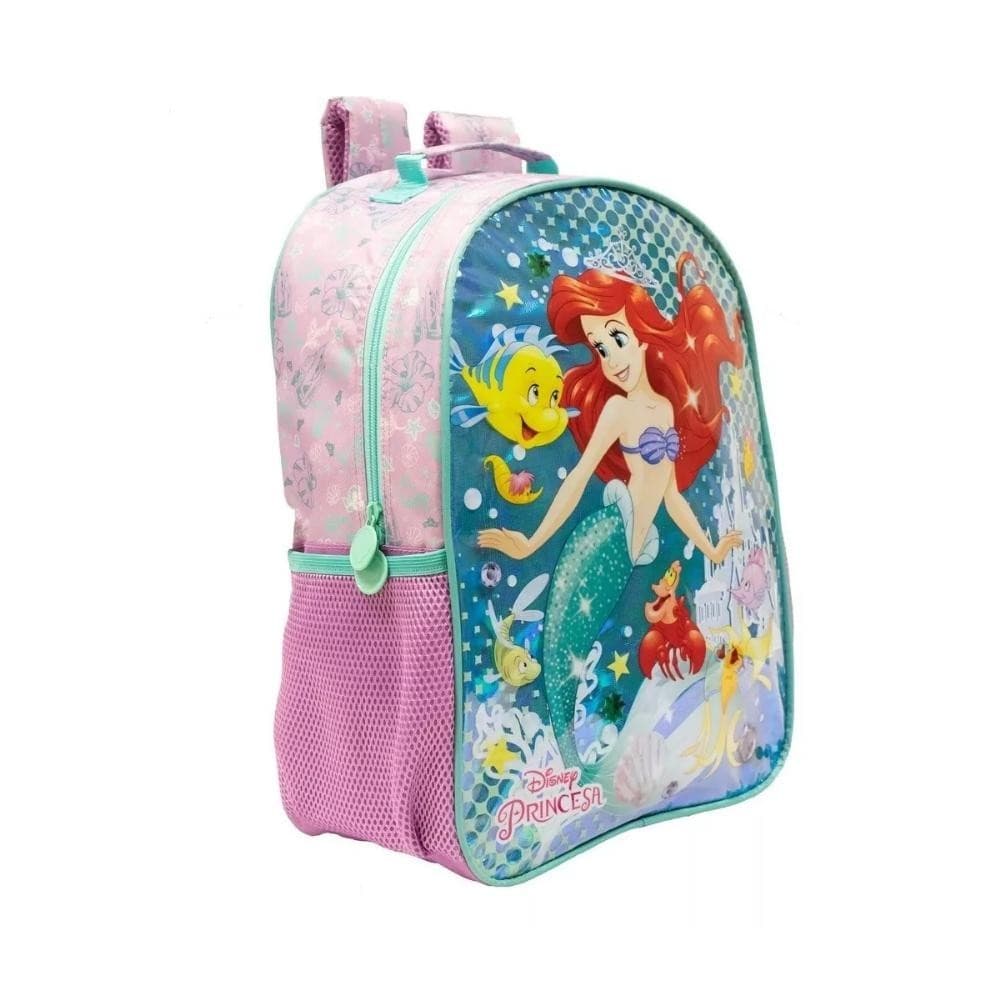 Mochila Escolar Disney Pequena Sereia - Xeryus