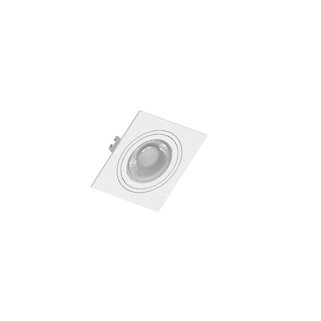 Embutido Quadrado Face Plana Dicroica BT 100X100X35MM - SaveEnergy