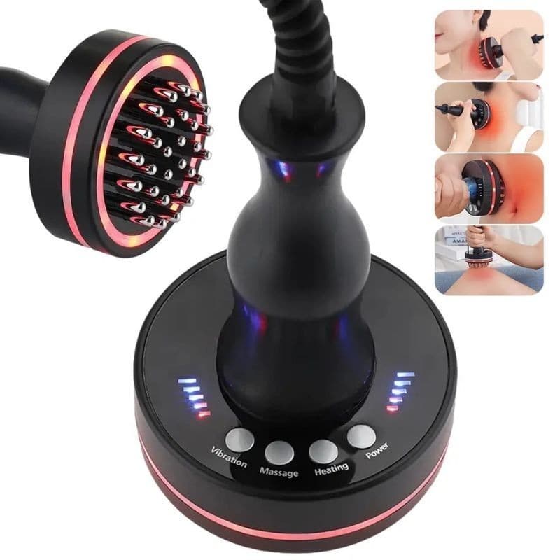 Escova Meridiana Elétrica Perna De Massagem Guasha E Dispositivo Universal De Desbloqueio Das Costas Inteiras