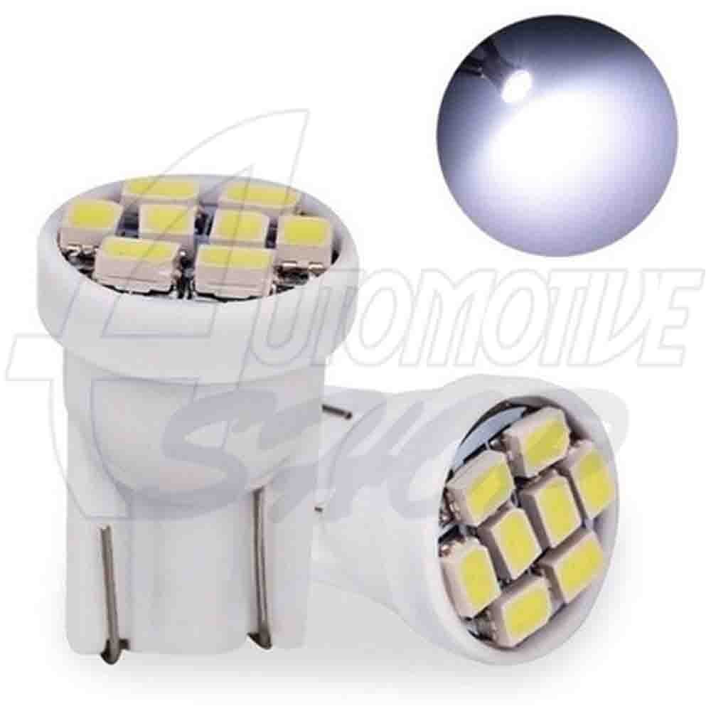 Lampada Pingo T10 Canhão 5w 8 Leds SMD Super Bco Un