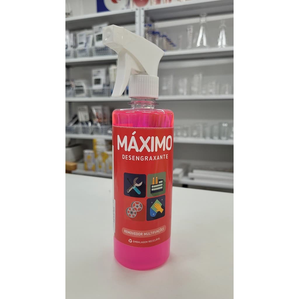 Flotador Máximo Desengraxante Removedor Multifunções Limpeza Pesada Frasco 500mL Spray - Quiminorte