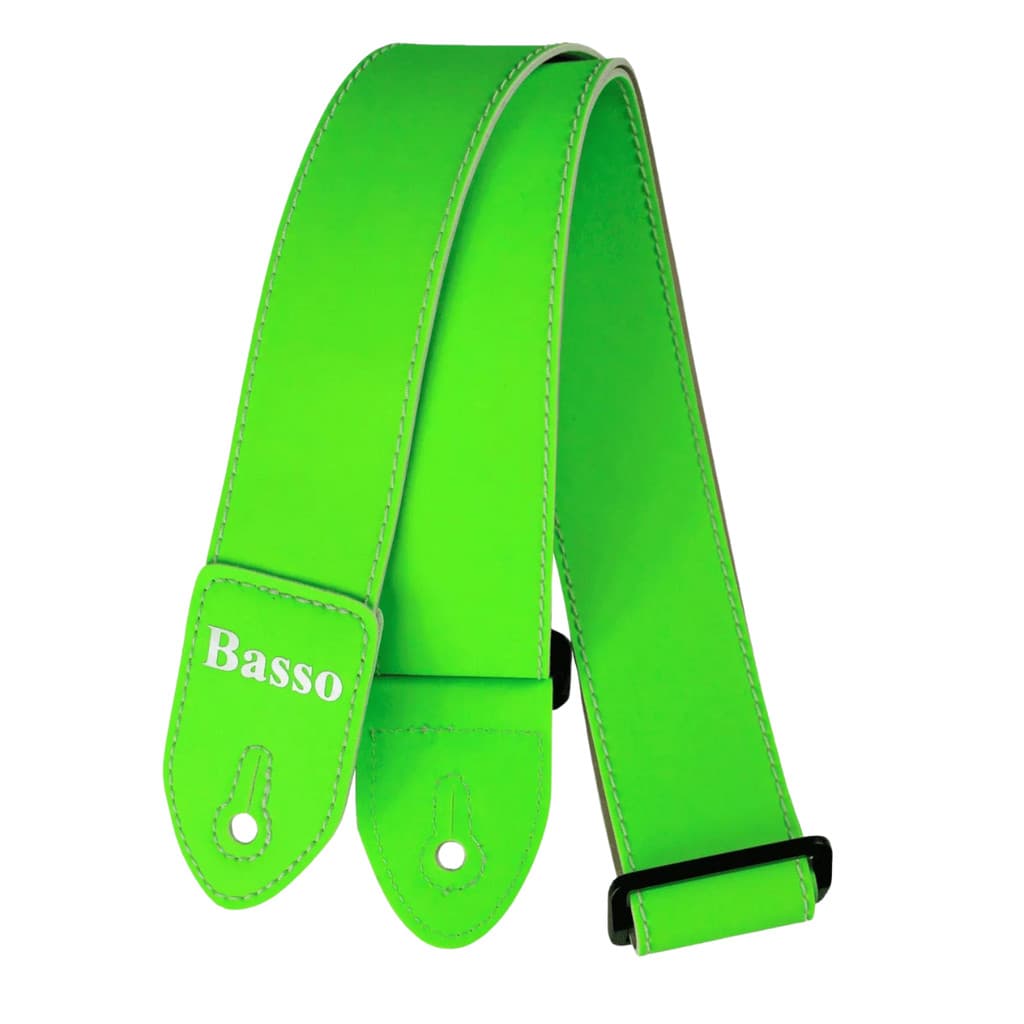 Correia Infantil Violão Ukulele 5cm Neon Verde Basso