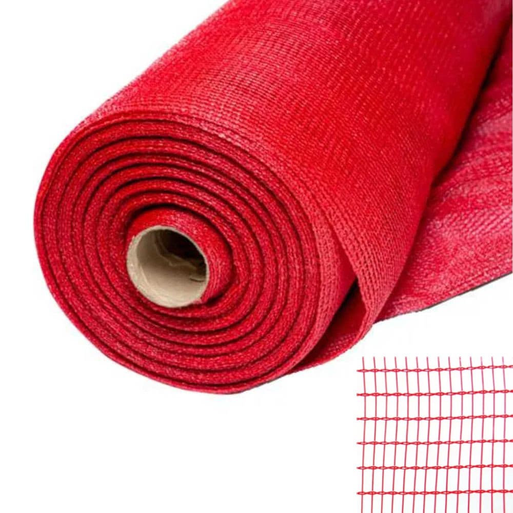 TELA SOMBRITE VERMELHA LENO GINEGAR 20% LARGURA 3X3