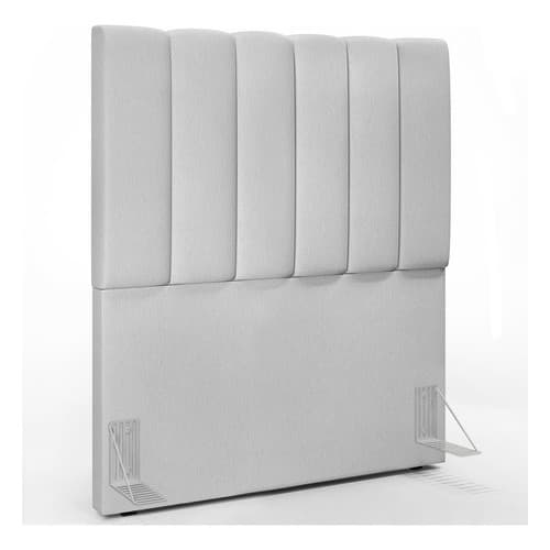 Cabeceira Cama Box Solteiro 100 Cm Dália Linho Cinza