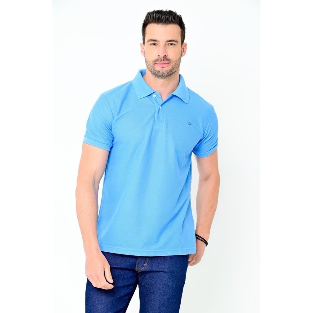 Camisa Polo Masculina Piquet Camisaria Colombo