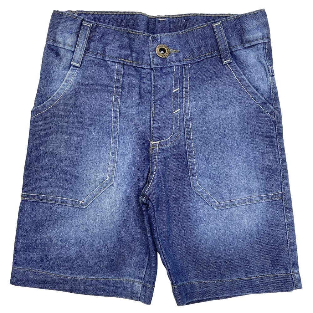 Shorts Bebê Popstar Basic Jeans