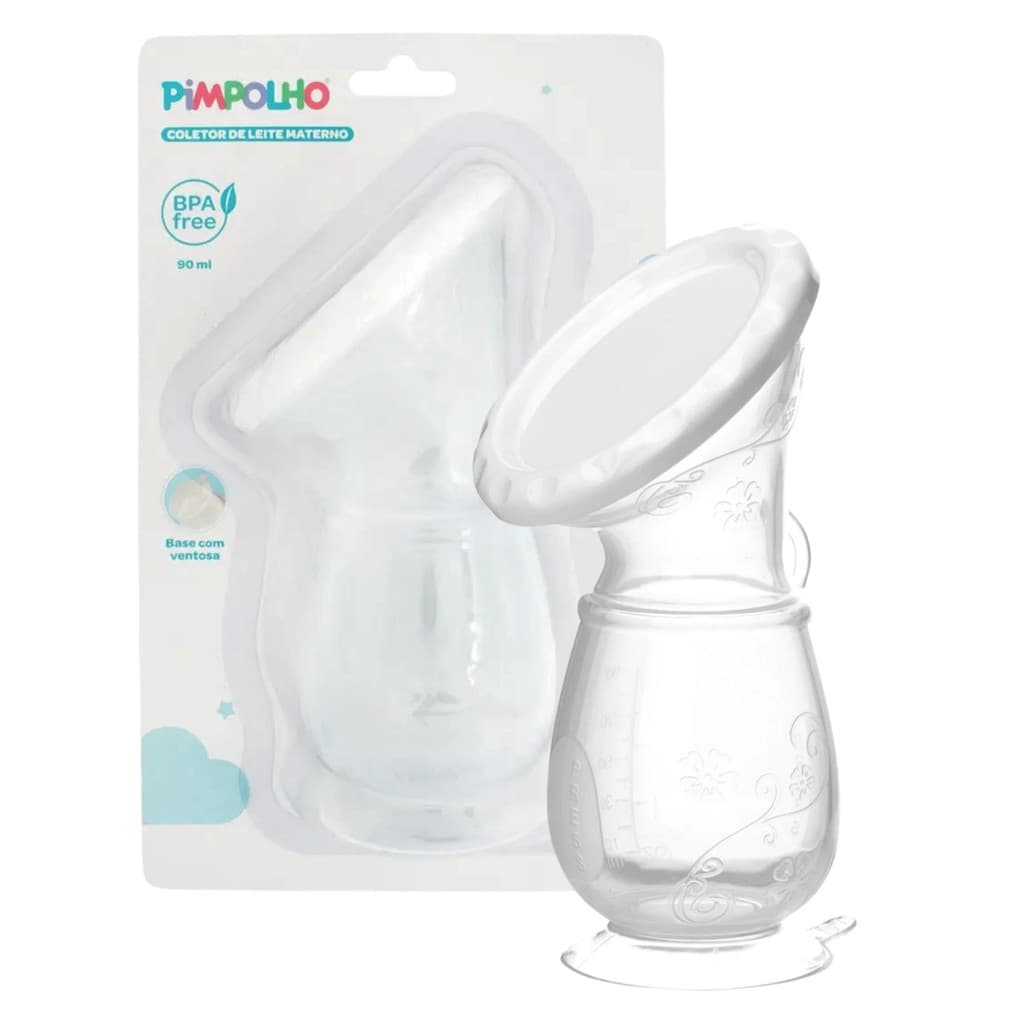 Bomba De Extração De Leite Materno E Coletor De Silicone - Pimpolho