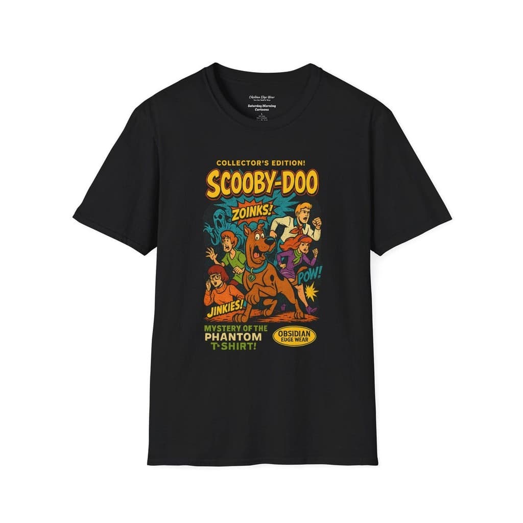 Camiseta Unissex Masculino Feminino Scooby-Doo Vintage Cartoons Unisex T-Shirt Algodão Premium Streetwear