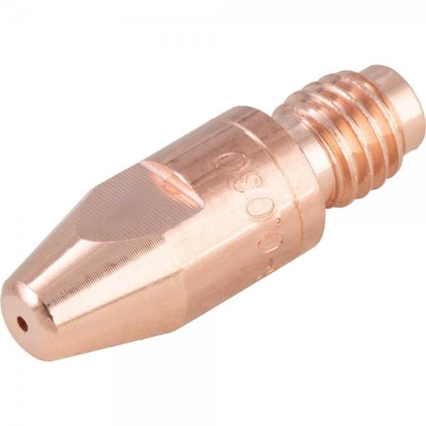 Bico de contato 0,8 mm x 30 mm em cobre cromo e zircônio para Tocha TMV 250/300/400 VONDER