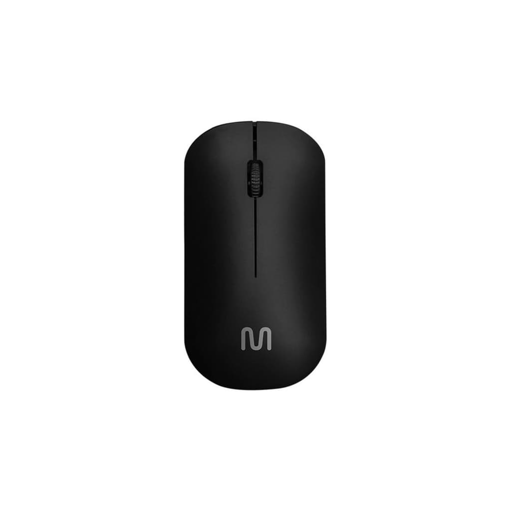 Mouse Sem Fio Slim Usb 2.4GHZ 1200dpi Wireless Pc Preto Multi Multilaser Original