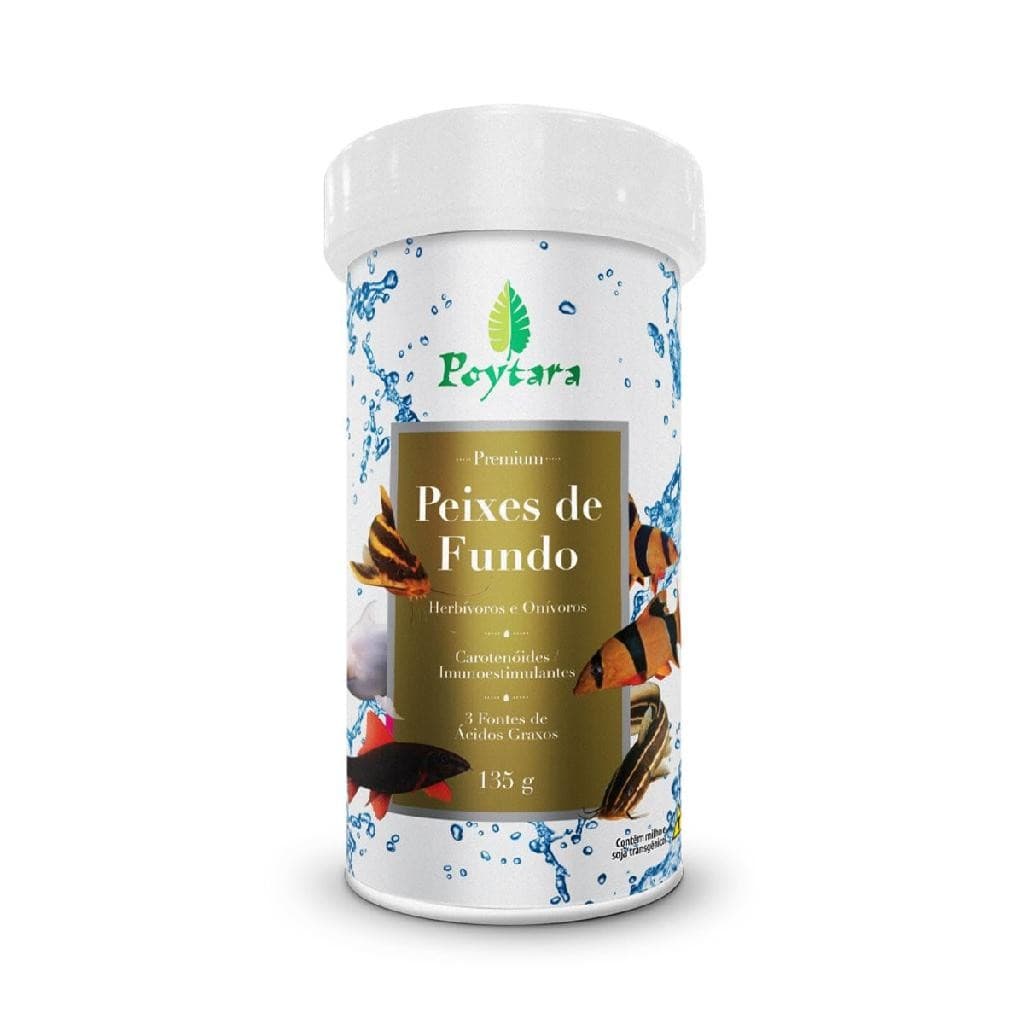 Ração Poytara para Peixes de Fundo 135g