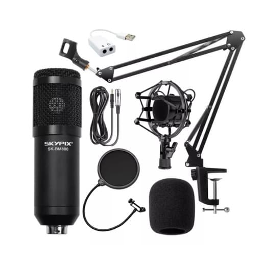 SK-BM800 Kit de Gravação com microfone condensador Skypix