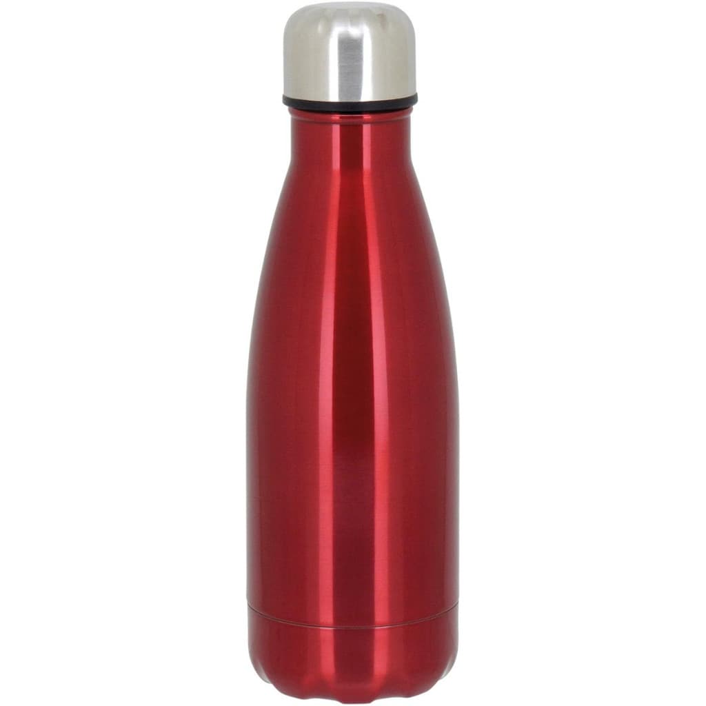 Garrafa Térmica Squeeze Fitness Mijia Parede Dupla Inox 350ml 23x7 Vermelho