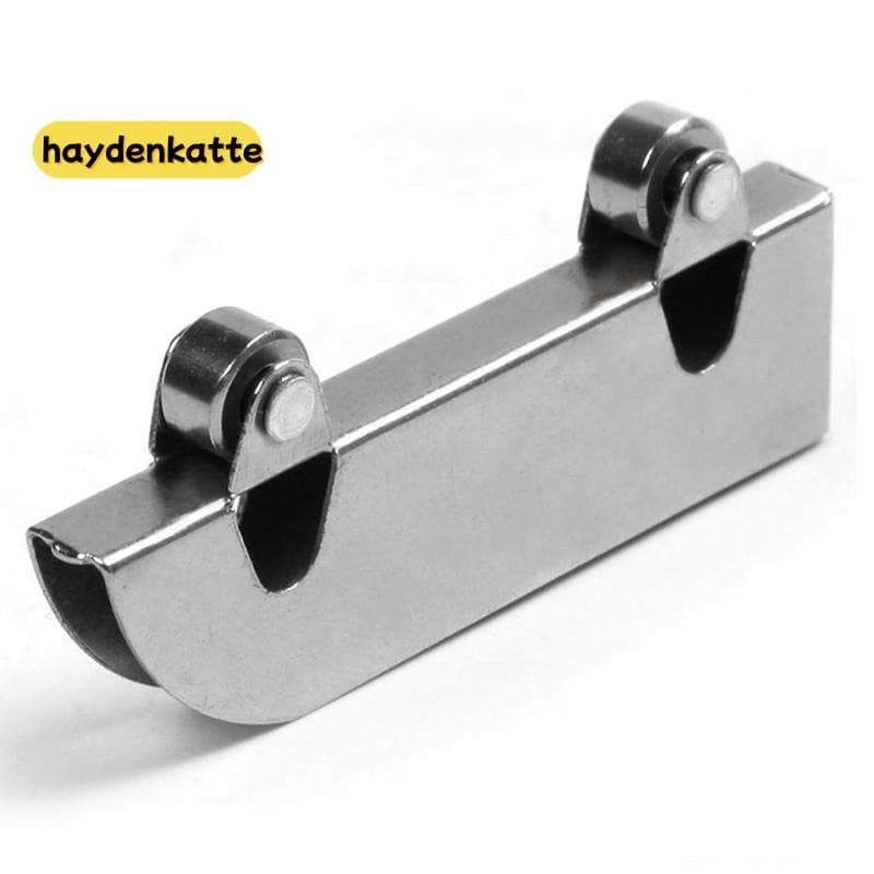 10 Peças De Aço Inoxidável Com Duplo Volante De Inox Dupla Ranhura Para Porta Deslizante De Vidro De Trilho Acessórios De Ferragens