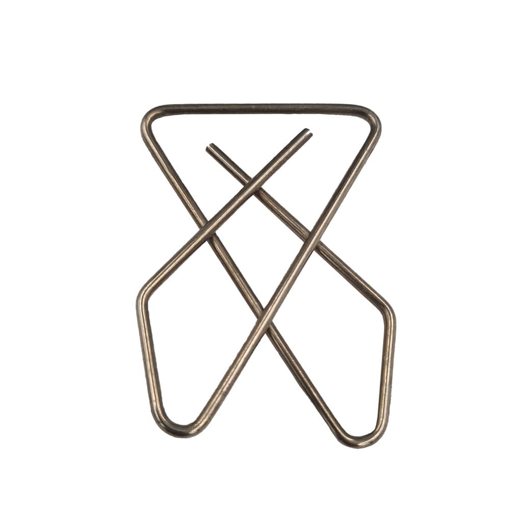 Clips Grampo Trançado Niquelado Nº 2 CX C/50 UNI ACC