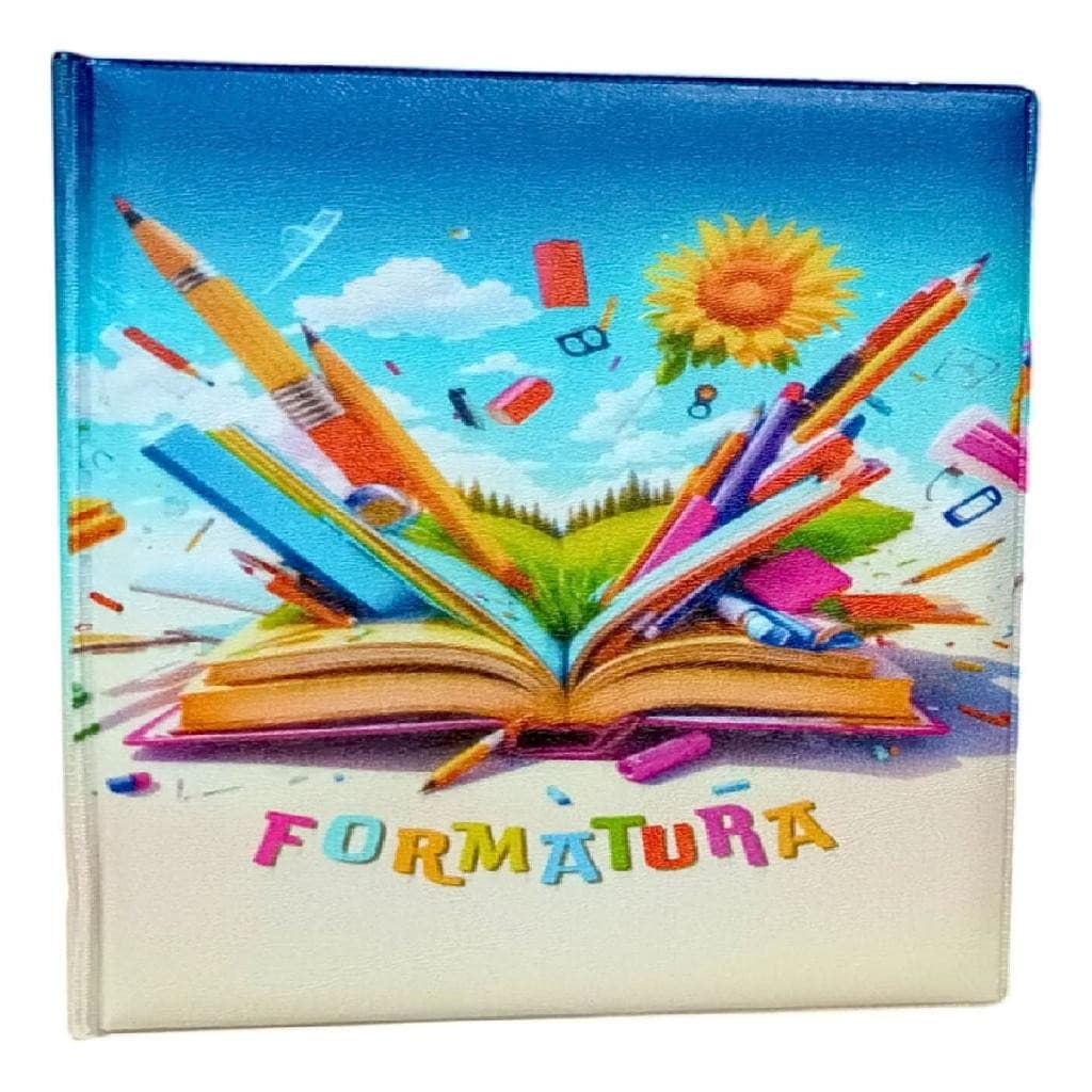 Álbum Maleta Formatura Pré Escolar Infantil 40 Fotos 15x21