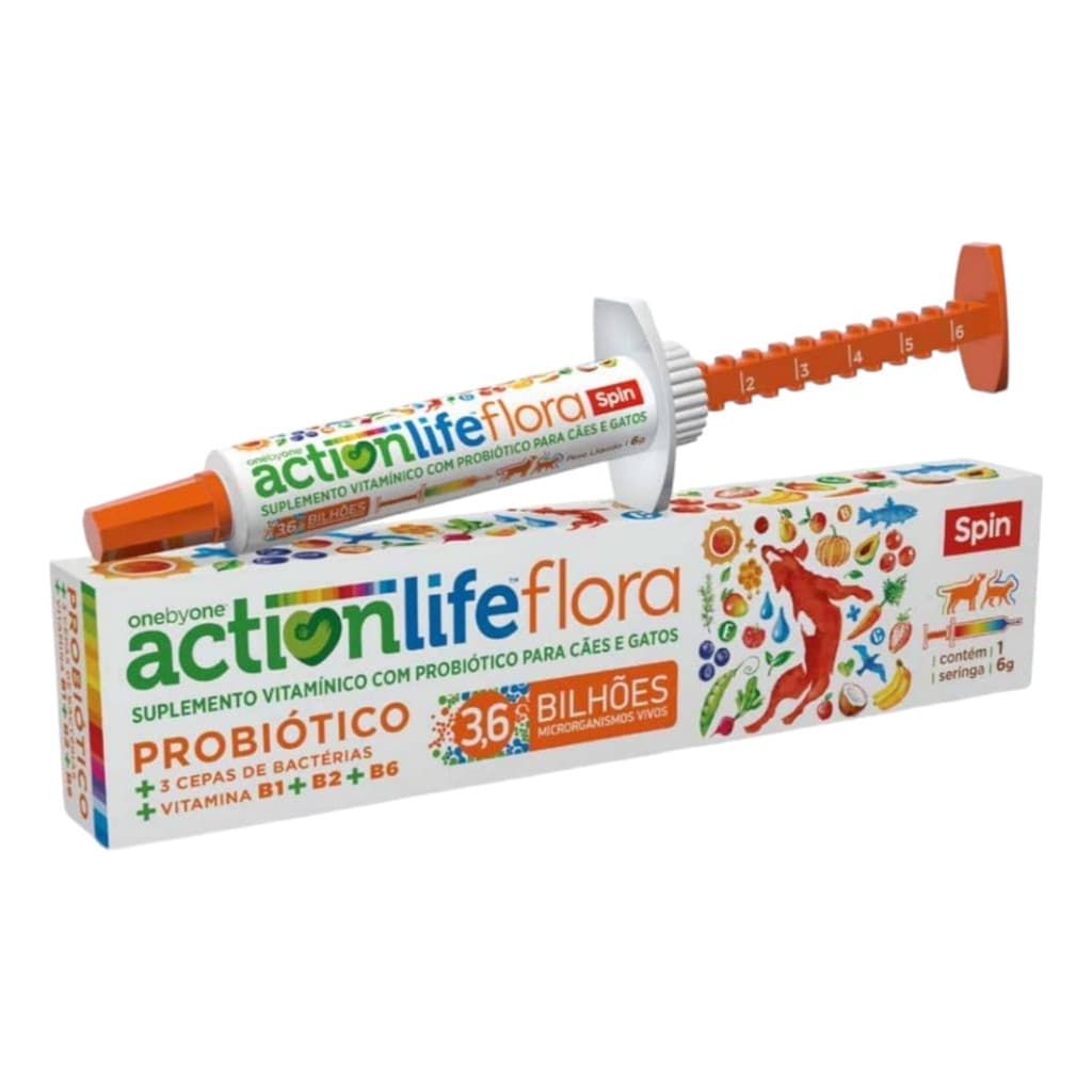 Suplemento Vitamínico Com Probiótico Actionlife Flora 6g