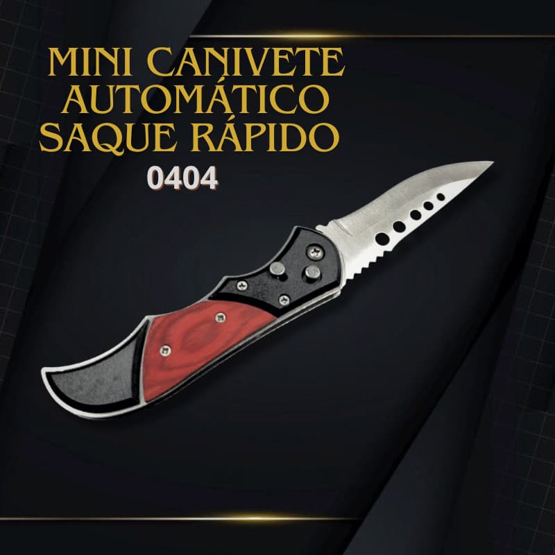 Mini Canivete Automático Saque Rápido 0404