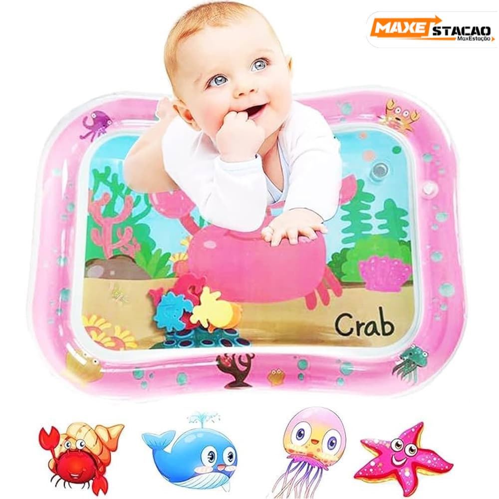 Tapete de brincar sensorial infantil à prova d'água para meninos e meninas