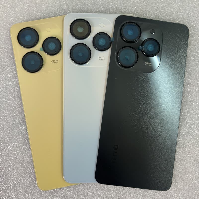 Capa Traseira Para Tecno Spark Go 2024 BG6 , Tampa Da Bateria , Porta , Painel , Peças De Reparo (Sem Lentes)