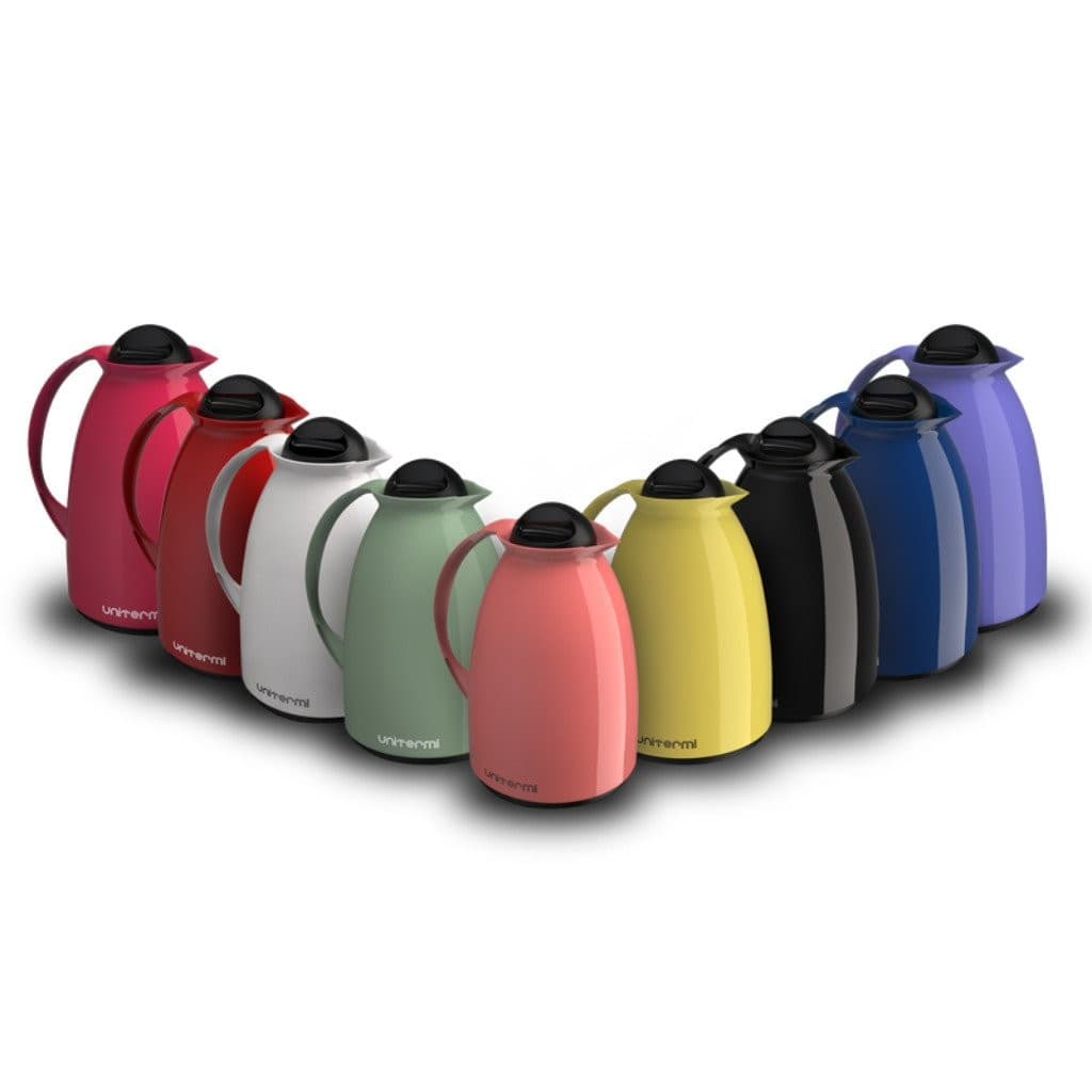 Garrafa Térmica Florença 0,65 Litros Unitermi Colorida 650ml Bule Térmico para Café e Chá