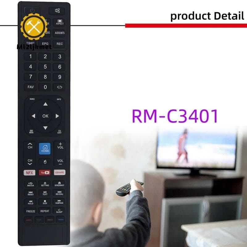 Controle Remoto Para JVC RM-C3401 LT-55N775AN 65N785A 75N785A 65N785AN 4K UHD Smart LED TV