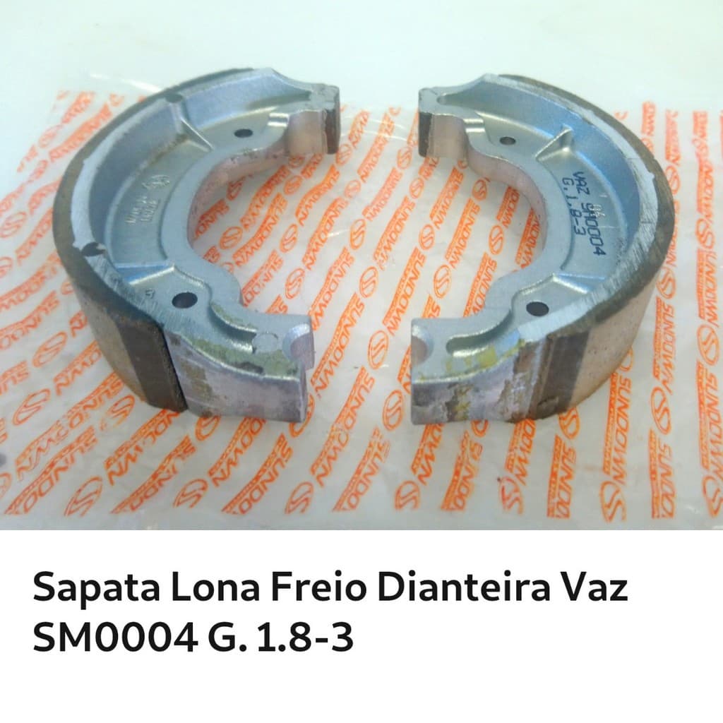 Sapata Lona Freio Dianteira Sundown Web 100 Todos Os Anos