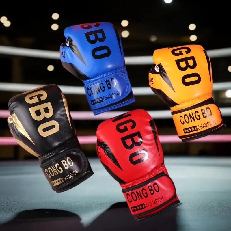[THEBR] Luvas Infantis De 6 Onças Para Treinamento De Boxe Profissional De Couro PU Crianças Respiráveis Muay Thai Punch