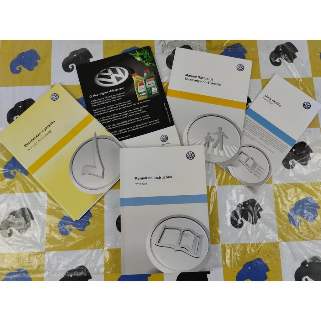 Kit Manual Do Proprietário Gol G6 2013 2014 2015