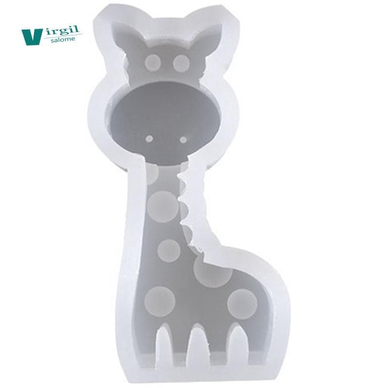 【new】Molde De Silicone Animal , Vela DIY 3D (Girafa)